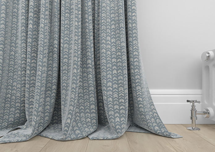 Rolling Hills Velvet, Charcoal - Made to Measure Curtains - Image 6
